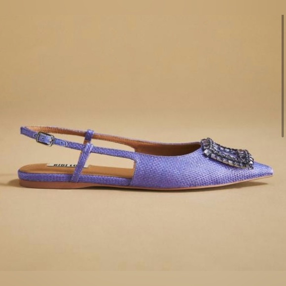 Anthropologie Bibi Lou Embellished Flats NIB! - Picture 2 of 3